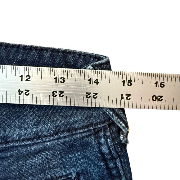 Ariat Jeans Women's 28XL Trouser Mid Rise Stretch Outseam Ella Wide Leg Blue - Picture 10 of 13